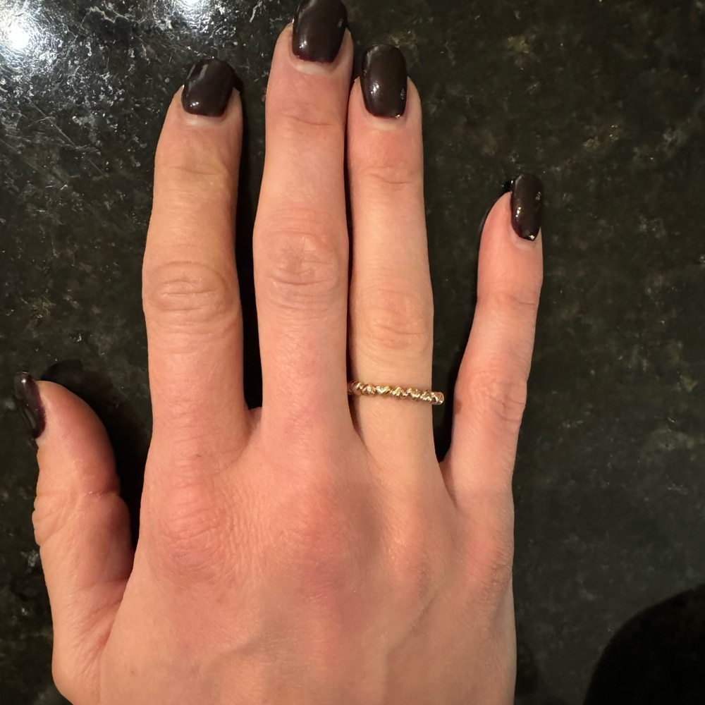 Pandora Gold Twisted Band Ring - Gold